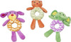 Spot Lil Spots Plush Dog Toy Ring Assorted 7.5 In
