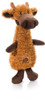 Charming Pet Products Scruffles Moose Plush Dog Toy Brown Small