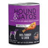 Hound & Gatos Dog Grain Free Turkey Turkey Liver 13Oz (Sold in Quantity of: 12)