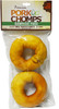 Pork Chomps Roasted Donuts 3" Dog Treat  2 count