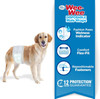 Four Paws Wee Wee Disposable Male Dog Wraps Medium/Large - 12 Pack - (Fits Waists 15"-29.5")