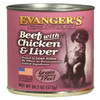 Evangers Heritage Classic Beef Chicken and Liver Canned Dog Food 12Ea/20.2 Oz, 12 Pk