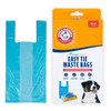 Arm and Hammer Easy-Tie Waste Bags Blue 75 Ct
