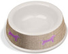 Van Ness Plastics Bamboo Decorated Non-Tip / Non-Skid Dog Bowl Assorted 25 Oz