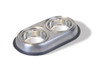 Van Ness Plastics Stainless Double Dog Bowl Silver Small