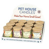 Pet House Candle Top Seller Candle Display 12 Pieces