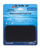 Mag-Float Replacement Pad/Felt Floating Magnet Cleaner For Glass Aquariums Black Large+