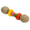A  E Cages Nibbles Hay Dumbbell Small Animal Chew 1ea/One Size