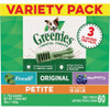 GREENIES 3-Flavor Variety Pack Petite Dog Dental Chews 36 Ounces 60 Treats
