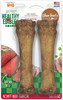 Nylabone Healthy Edibles AllNatural Long Lasting Roast Beef Flavor Chew Treats 2 Count, Roast Beef, 1ea/XL/Souper