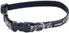 Li'L Pals Reflective Collar - Teal and Orange Paws