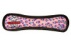 Tuffy Ultimate Bone Pink Leopard Squeaky and Durable Dog Toy