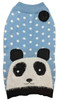 Fashion Pet Panda Dog Sweater Blue X-Small
