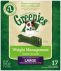 Greenies Weight Management Dog Dental Treats 1ea/27 oz, 17 ct, Large