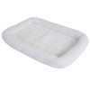 Petmate Sheepskin Bolster Kennel Mat White Small