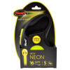 Flexi New Neon Retractable Tape Leash Small - 16\' Tape (Pets up to 33 lbs)