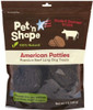 Pet 'n Shape Natural American Patties Beef Lung Dog Treats  1 lb