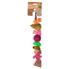 Penn Plax Bird Life Fruit-Kabob Wood Treat Toy for Parrots 1 Pack (12" Long)