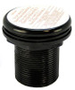 Lifegard Aquatics Double Threaded Bulkhead - Black 1" (1.75" Hole Size)