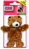 Medium - 5 count KONG Teddy Bear Low Stuffing Squeaker Dog Toy