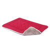 DGS Pet Products Pet Cotton Canvas Sleeper Cushion Small Berry 19" x 24" x 1"