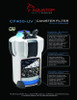 125 gallon Aquatop CF Canister Filter with UV Clarification