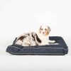 DGS Pet Products Repelz-It Upholstery Chenille Rectangle Pet Bed Large Blue/Grey 34 x 46 x 4.5 – DGSREH340121