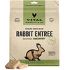 Vital Essentials Dog Freeze-Dried Raw Grain Free Rabbit Entree Mini Patties 14oz.