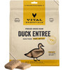 Vital Essentials Dog Freeze-Dried Raw Grain Free Duck Entree Mini Patties 14oz.