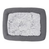 Tall Tails Dog & Cat Grey All In One Bed, 34.5" x 27"
