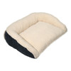 Hugglehounds Dog Scout Perfect Bolster Bed Steel Medium - 35" X 7.5" X 26"