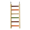 A & E Cages Happy Beaks Wooden Hanging Ladder Bird Toy 1ea/MD, 14 in.