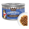 Merrick Cat Purrfect Bistro Delicious Premium High Protein Wild Caught Tuna Cod and Carrot Recipe In Gravy 3oz. (Case of 24)