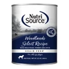 Nutrisource Dog Select Grain Free Woodlands 12.3oz. (Case of 12)