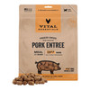 Vital Essentials Cat Freeze-Dried Raw Grain Free Pork Entree & Mixer Soft Nibs 12oz.