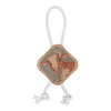 Territory Dog Natural Leather Color Cow Tug Toy 14in.