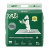 Earth Rated Dog Max Absorbency Puppy Pee Pads Xxxlarge 36" X 36" - 14 Count
