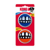 KONG Grinz by Rogz Variety Ball Dog Toys 1ea/LG, 2 pk