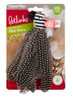 Petlinks Coastal Safari Happynip Zippy Zebra Feathers Catnip Toy Black, White Medium