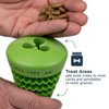 Tall Tails Dog Natural Rubber Evergreen 4in.
