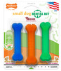 Nylabone Flexichew Dog Dental Pack Bacon and Peanut Butter Flavor X-Small/Petite - Up To 15 Lb
