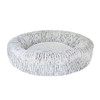 Ethical Bed 2 Tone Plush White/Blac 18"