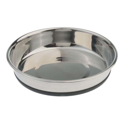 Pet Zone Products Deluxe Stainless Steel Cat Bowl Silver, 1ea/12oz.