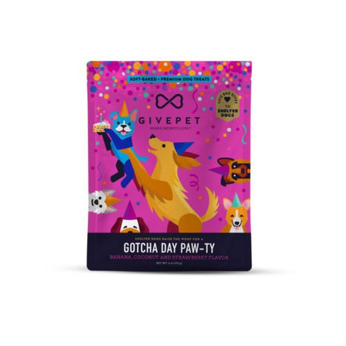 Givepet Dog Soft Baked Grain Free Gotcha Day Pawty 6Oz
