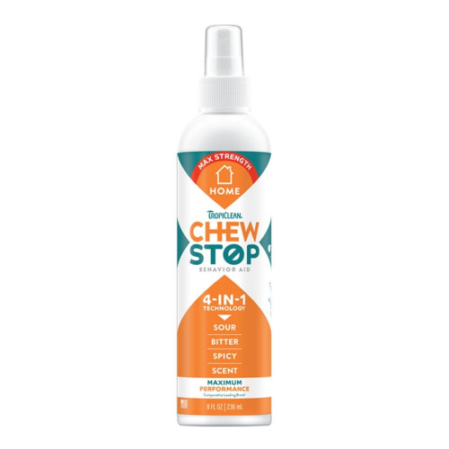 Tropiclean Dog Chew Stop Behavior Aid Home Spray 8oz.