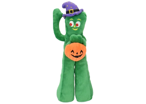Gumby Plush Witch with Pumpkin 10"