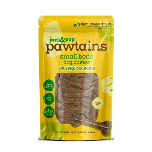 Jack & Pup Dog 10.58oz. Pawtains Bone Small 12Ct