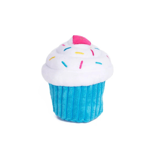 ZippyPaws Cupcake Dog Toy Blue, 1ea/MD