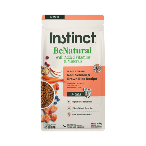 Instinct Be Natural Salmon Brown & Rice 4.5Lb