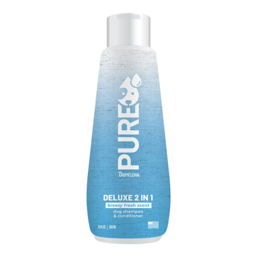 Tropiclean Dog Pure 2-in-1 Shampoo & Conditioner Deluxe Breezy 22oz.